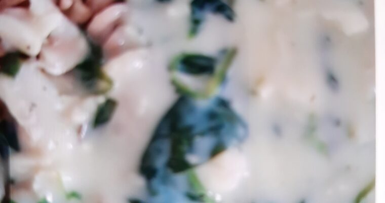 Mackerel with Spinach