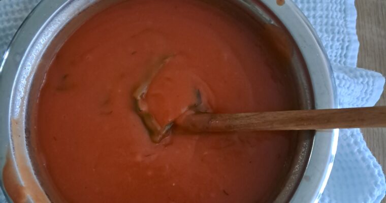 Tomato sauce (for boiled meat)